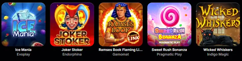 Opnamelimieten en maximale NV CASINO
