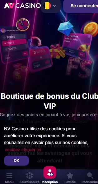 Hoe activeer ik de bonus in NV CASINO
